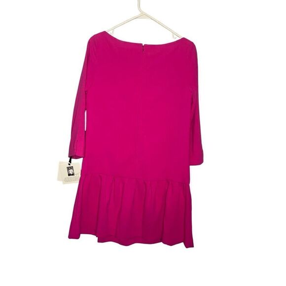 NWT Victoria Beckham Fuchsia Pink Jacquard Dress Women’s Size Small - Picture 7 of 7